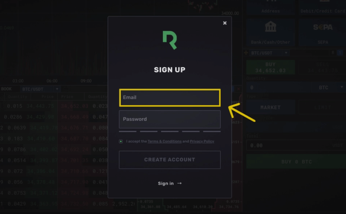 redot sign up